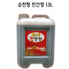 삼진 순진창간장 13리터/업소용간장 대용량간장 무료배송