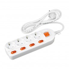 국산 KS 개별 4구멀티탭/일반형/광명전기/멀티콘센트/개별코드/종류다양